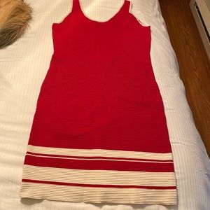 Lulus ribbed midi fitted dress